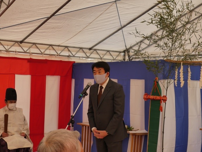 株式会社ロードステーション前橋上武 道の駅「(仮称)まえばし」新設工事地鎮祭を挙行
